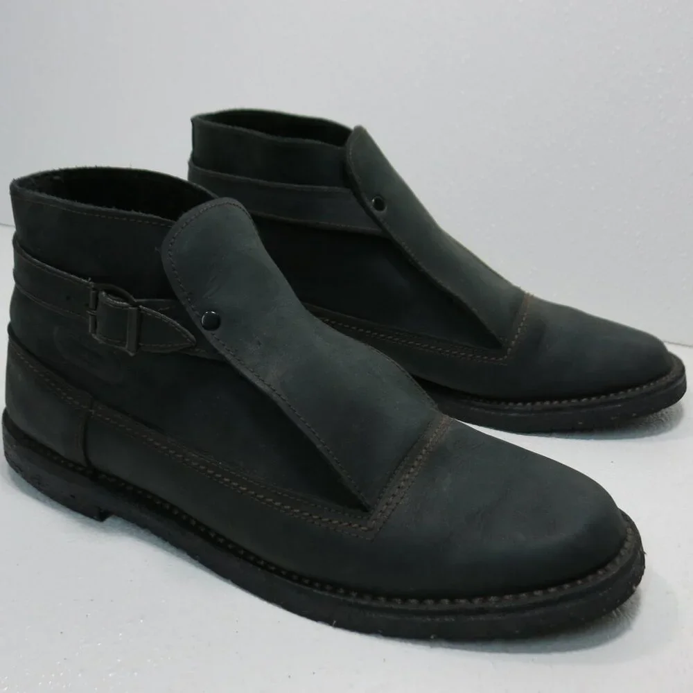Original Ravilla Oil Tanned Nubuck Leather Boots Shoes Men's Hiking Dress Sz 10